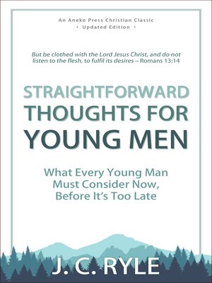 cover image of Straightforward Thoughts for Young Men